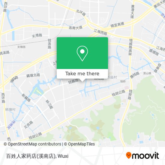 百姓人家药店(溪南店) map