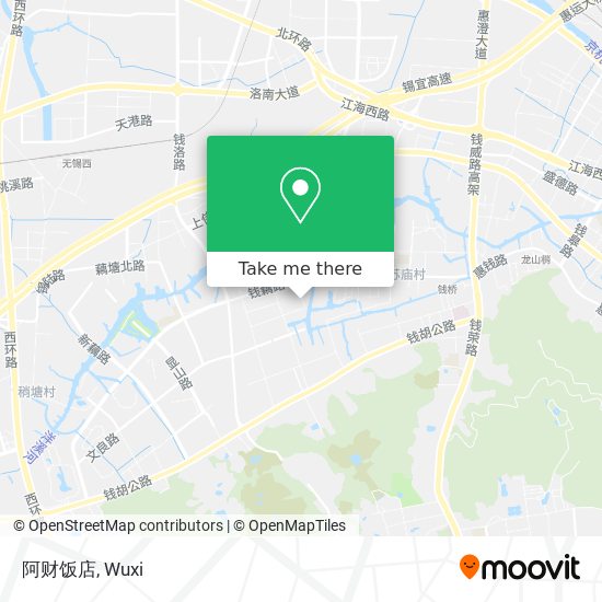 阿财饭店 map