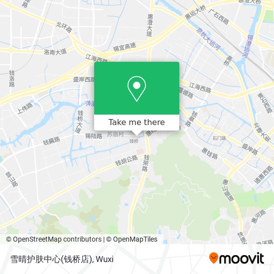 雪晴护肤中心(钱桥店) map