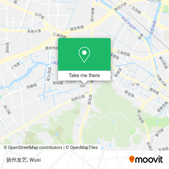 扬州发艺 map