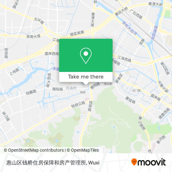惠山区钱桥住房保障和房产管理所 map