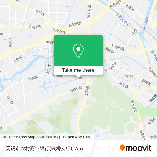 无锡市农村商业银行(钱桥支行) map