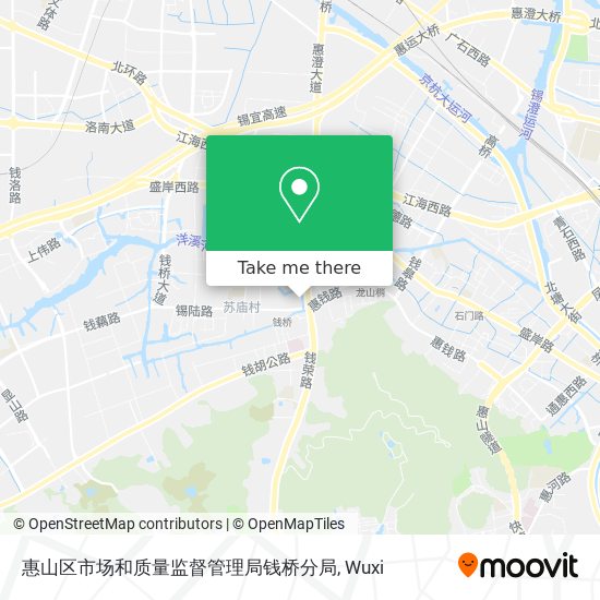 惠山区市场和质量监督管理局钱桥分局 map