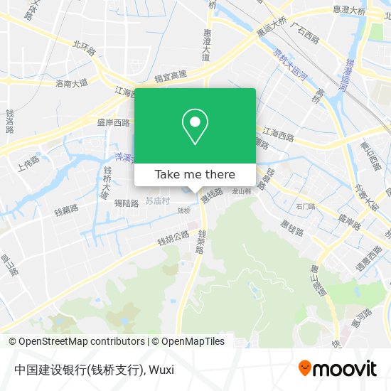 中国建设银行(钱桥支行) map