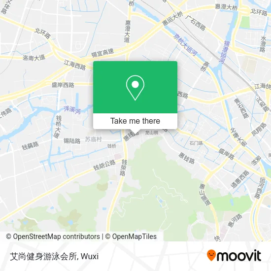 艾尚健身游泳会所 map