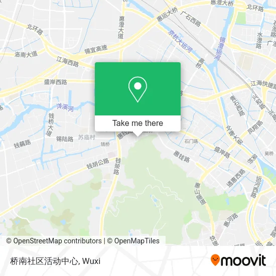 桥南社区活动中心 map