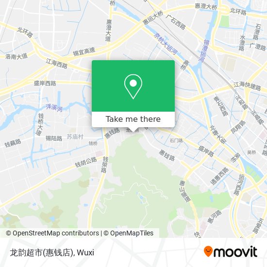 龙韵超市(惠钱店) map