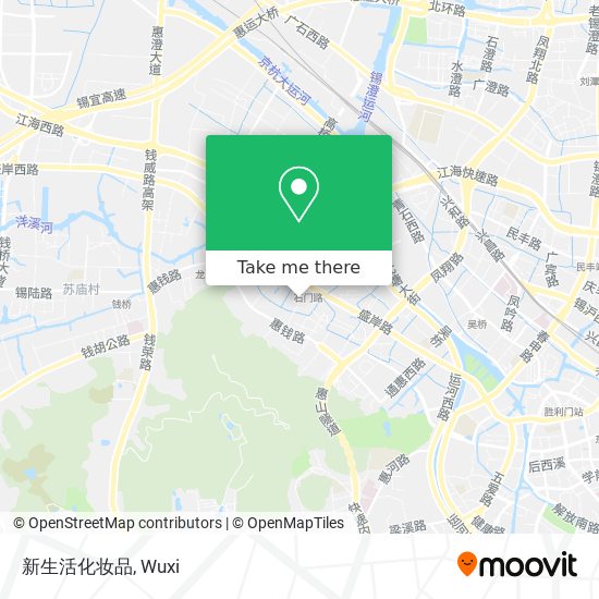 新生活化妆品 map