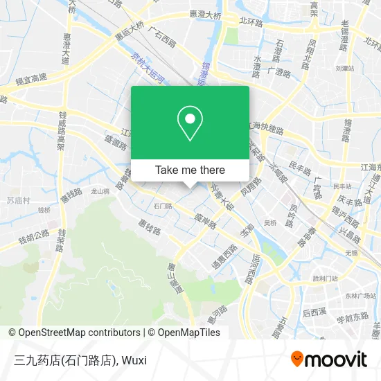 三九药店(石门路店) map