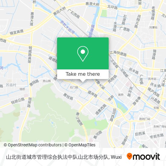 山北街道城市管理综合执法中队山北市场分队 map