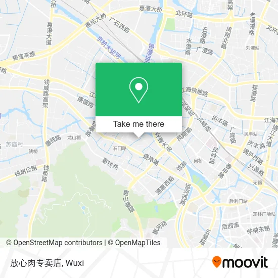 放心肉专卖店 map