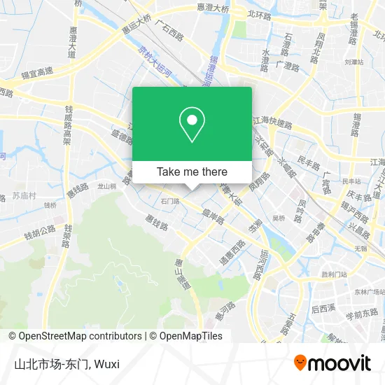 山北市场-东门 map