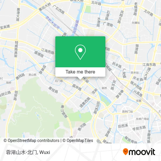 蓉湖山水-北门 map