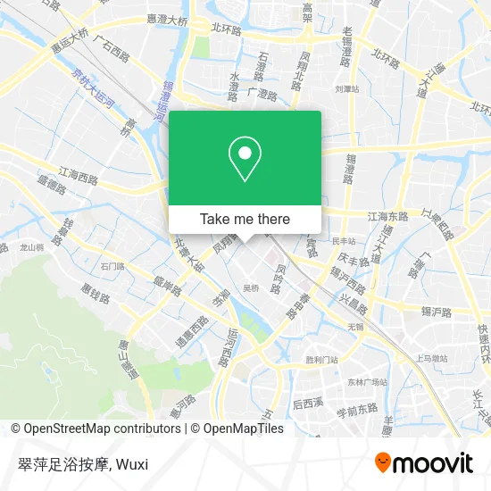 翠萍足浴按摩 map