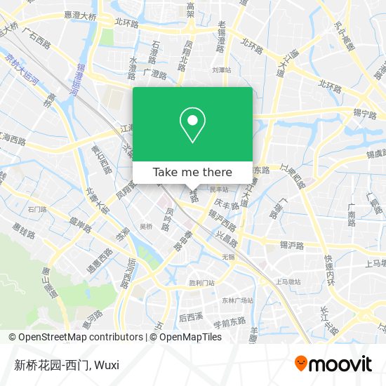 新桥花园-西门 map