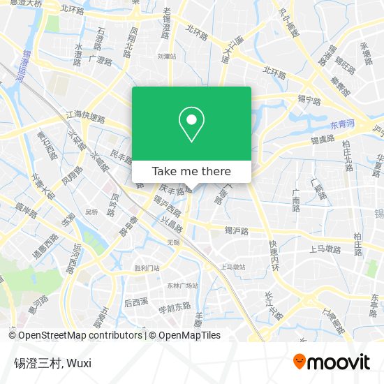 锡澄三村 map