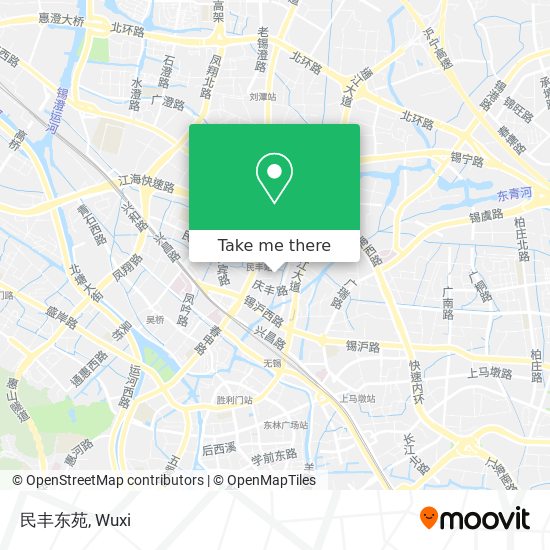 民丰东苑 map