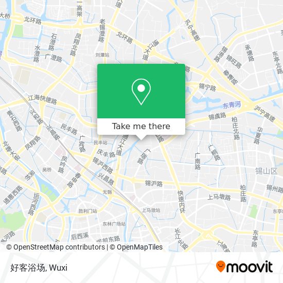 好客浴场 map