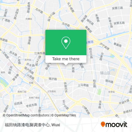 福田纳路漆电脑调漆中心 map
