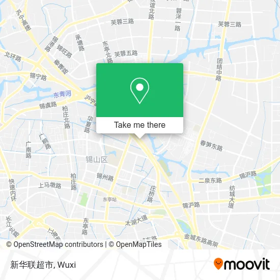 新华联超市 map