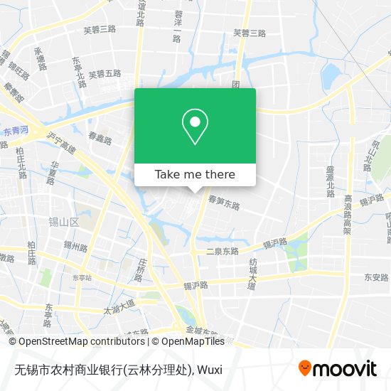 无锡市农村商业银行(云林分理处) map