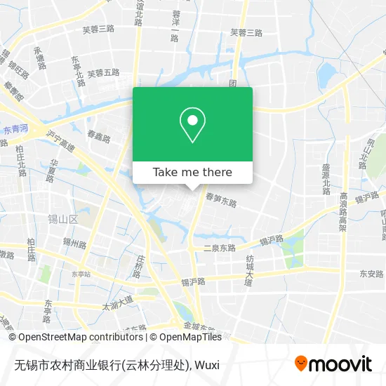 无锡市农村商业银行(云林分理处) map