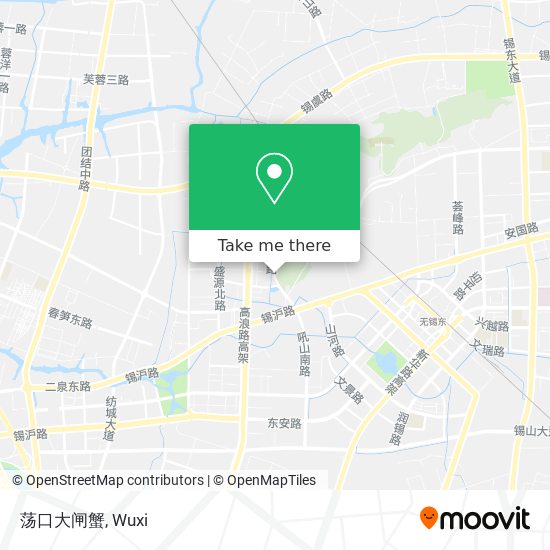 荡口大闸蟹 map