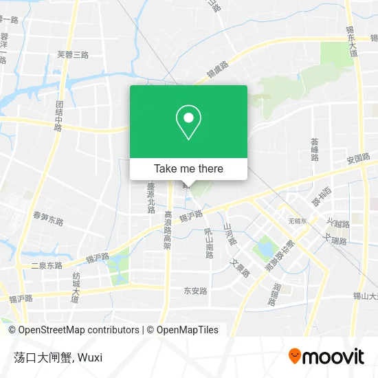 荡口大闸蟹 map