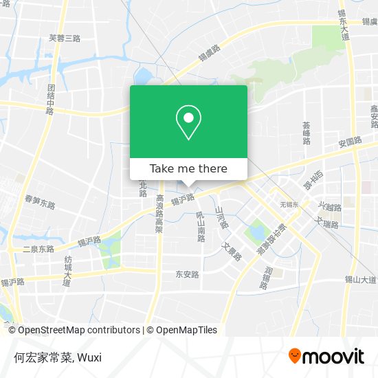 何宏家常菜 map