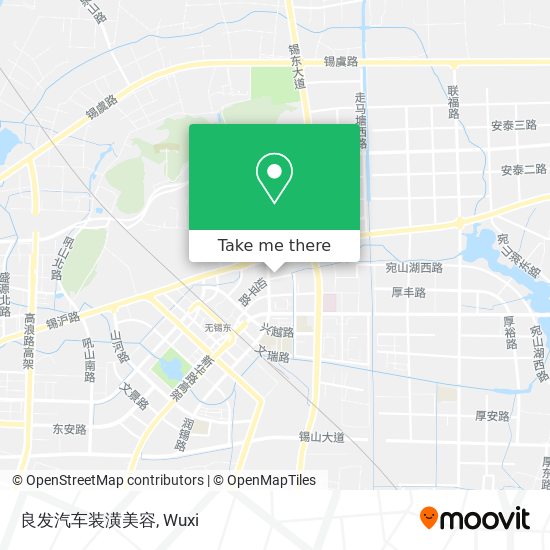 良发汽车装潢美容 map