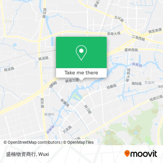 盛楠物资商行 map