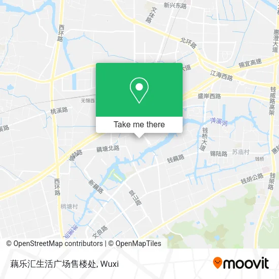 藕乐汇生活广场售楼处 map