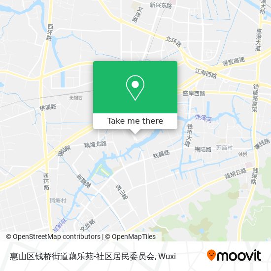 惠山区钱桥街道藕乐苑-社区居民委员会 map