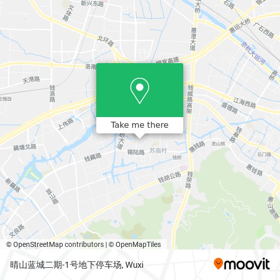 晴山蓝城二期-1号地下停车场 map