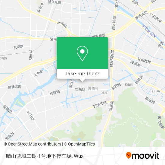 晴山蓝城二期-1号地下停车场 map