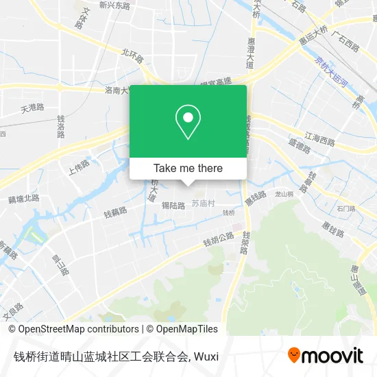 钱桥街道晴山蓝城社区工会联合会 map