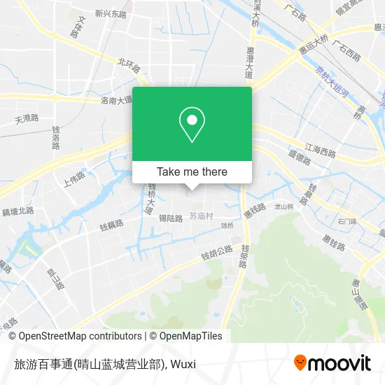 旅游百事通(晴山蓝城营业部) map