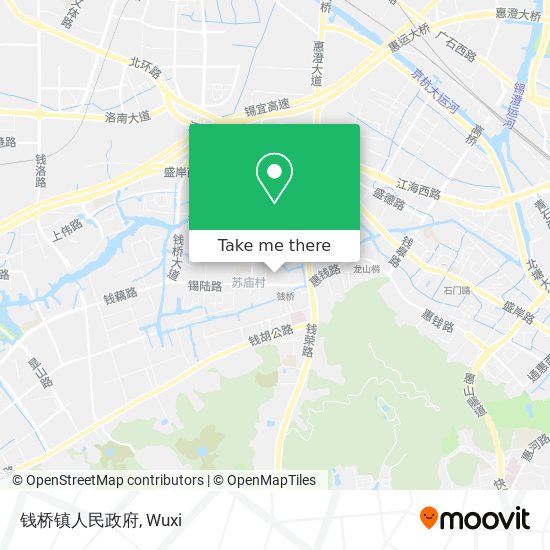 钱桥镇人民政府 map