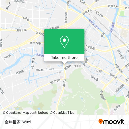 金岸世家 map