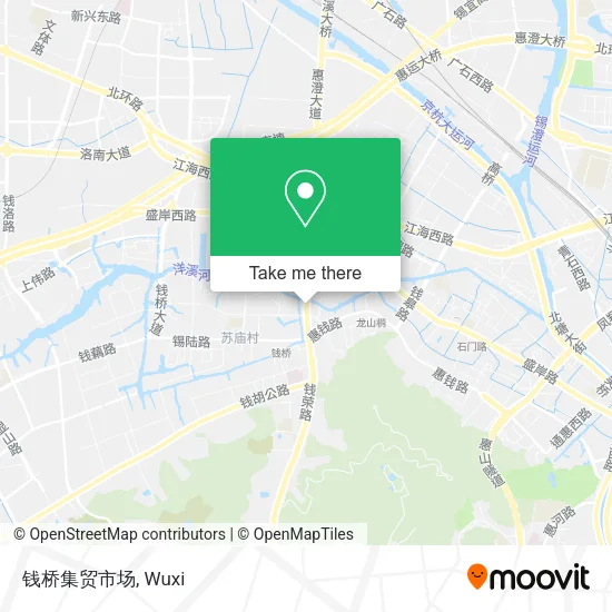 钱桥集贸市场 map