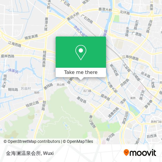 金海澜温泉会所 map