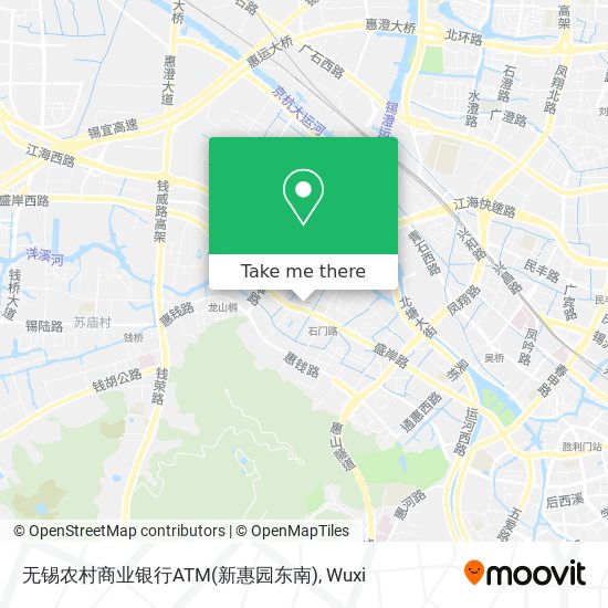 无锡农村商业银行ATM(新惠园东南) map