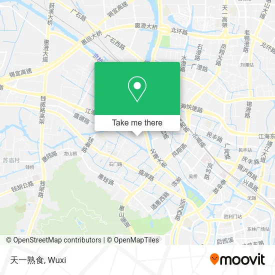 天一熟食 map