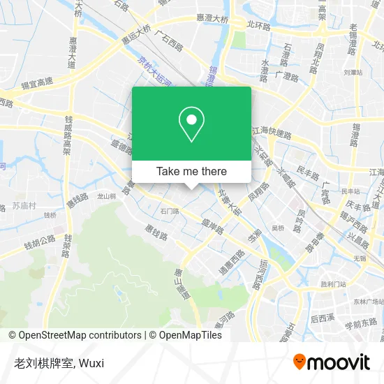 老刘棋牌室 map