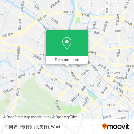 中国农业银行(山北支行) map