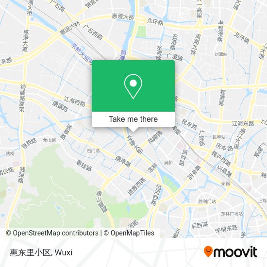 惠东里小区 map