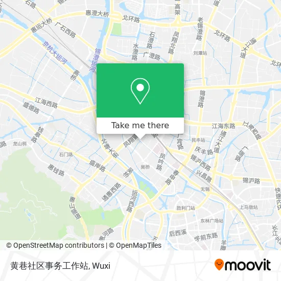 黄巷社区事务工作站 map