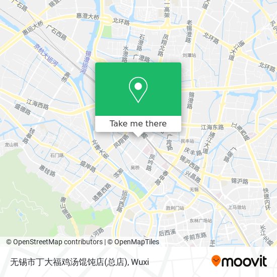 无锡市丁大福鸡汤馄饨店(总店) map