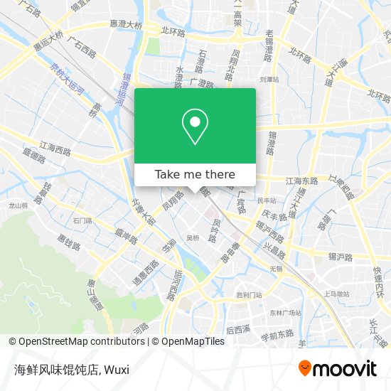 海鲜风味馄饨店 map