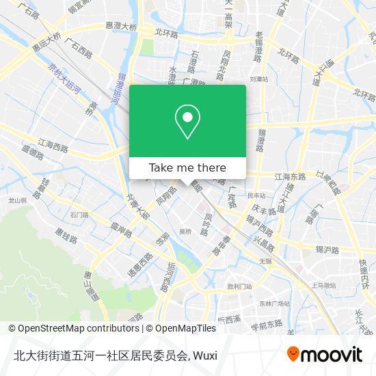 北大街街道五河一社区居民委员会 map